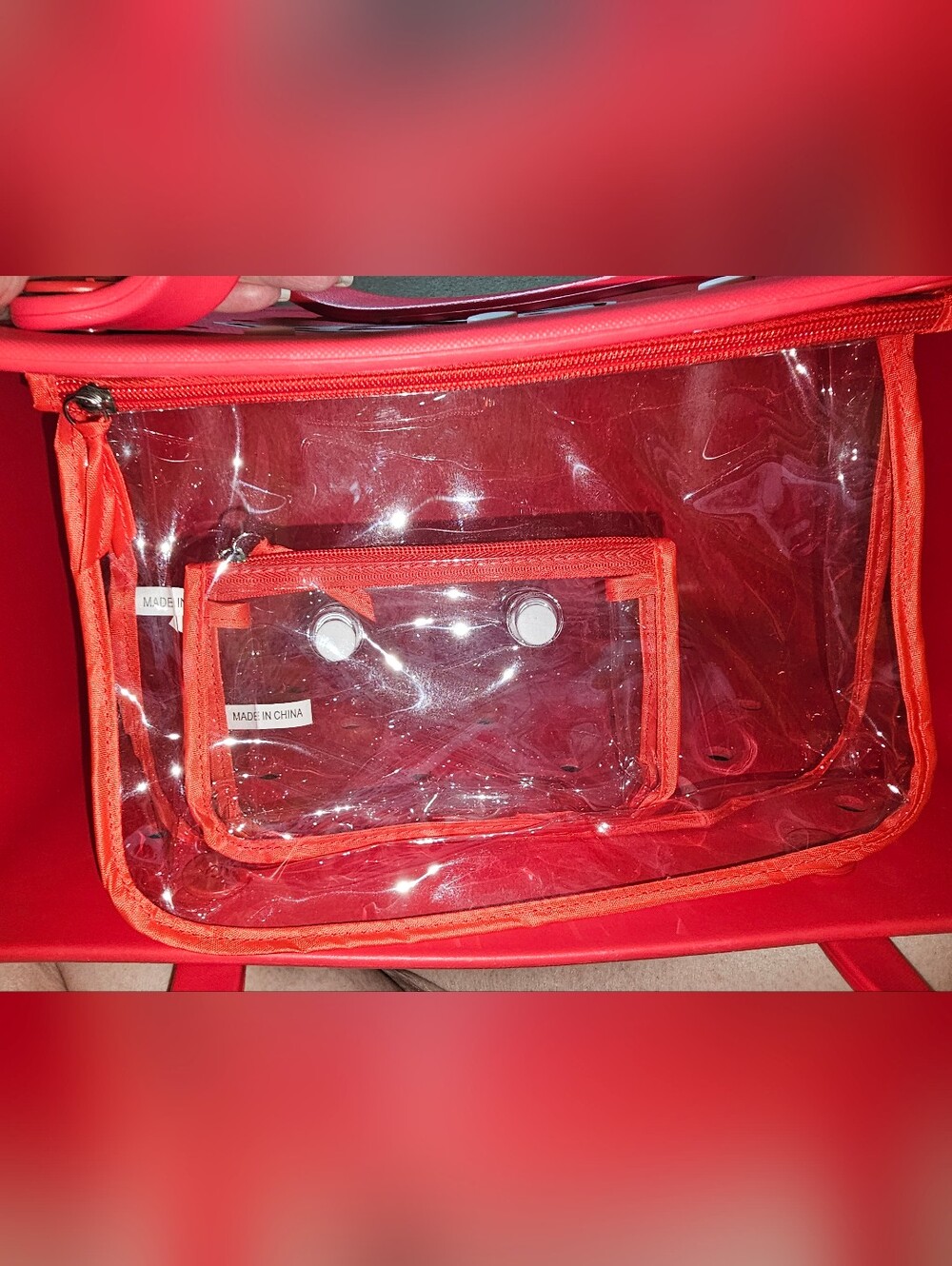 Kansas City Chiefs Red Tote Bogg Bag - Picture 5 of 7